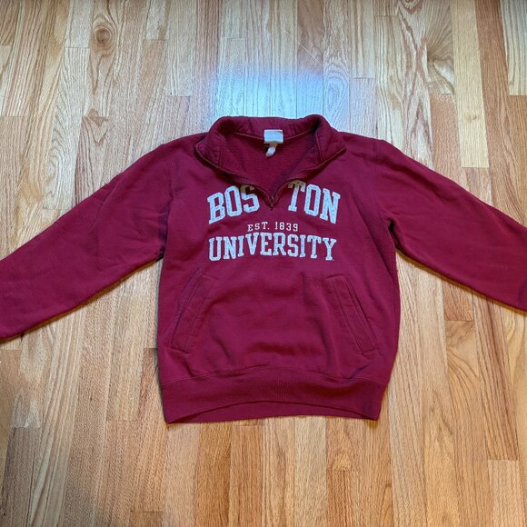 Champion Boston University Pullover Quarter Zip - Picture 1 of 3